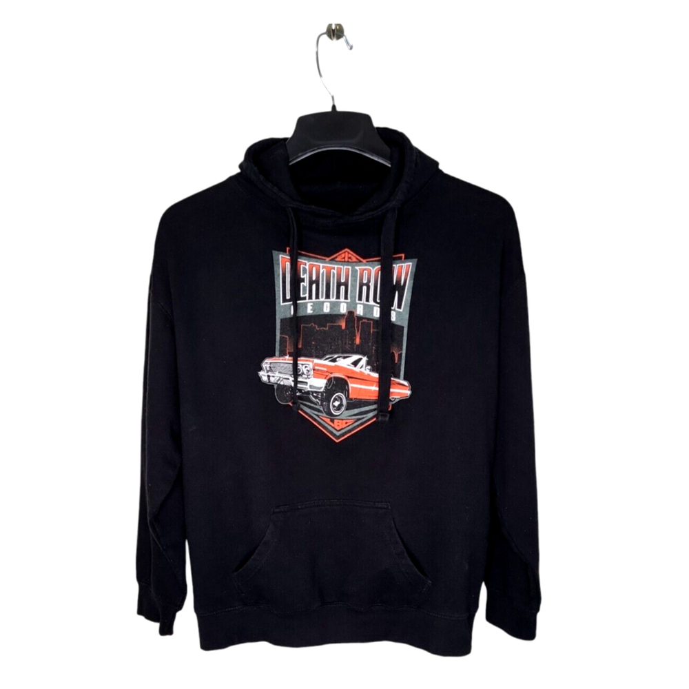 Death Row Records Men's Hoodie Size L Pullover Lowrider